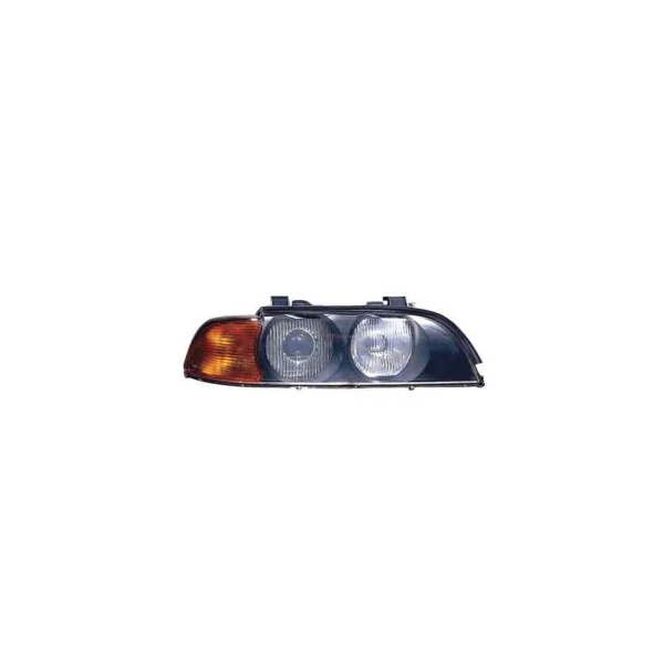 Phare optique avant droit pour BMW Serie 5 E39 1995-2000, HB4+HB3, orange, Neuf