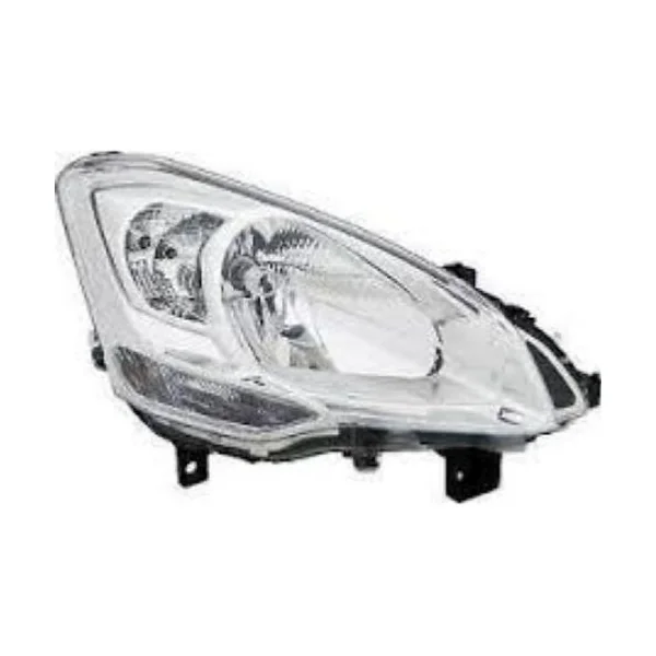 Phare Optique avant droit pour CITROËN BERLINGO II phase 2, 2012-2015, H4, grand feu clignotant, électrique, Neuf