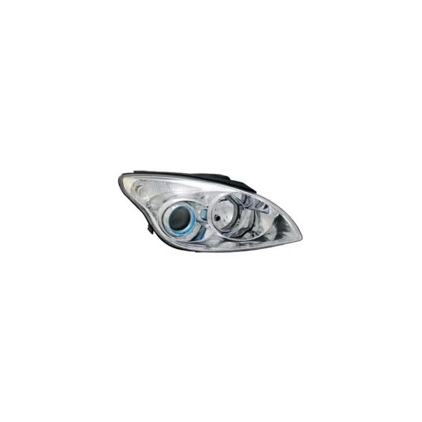 Phare Optique avant droit pour HYUNDAI i30 I phase 2, 2010-2012, H7+H1, chromé, Neuf