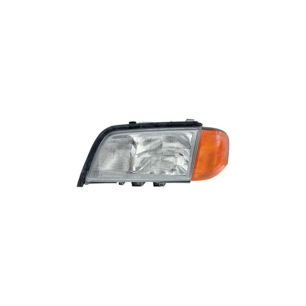 Phare Optique avant droit pour MERCEDES (W180-202) CLASSE C 1993-1997, H1+H1+H3, Neuf