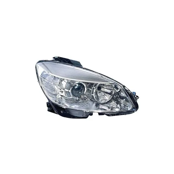 Phare Optique avant droit électrique pour MERCEDES (W204) CLASSE C ph. 1 2007, H7+H7, Neuf