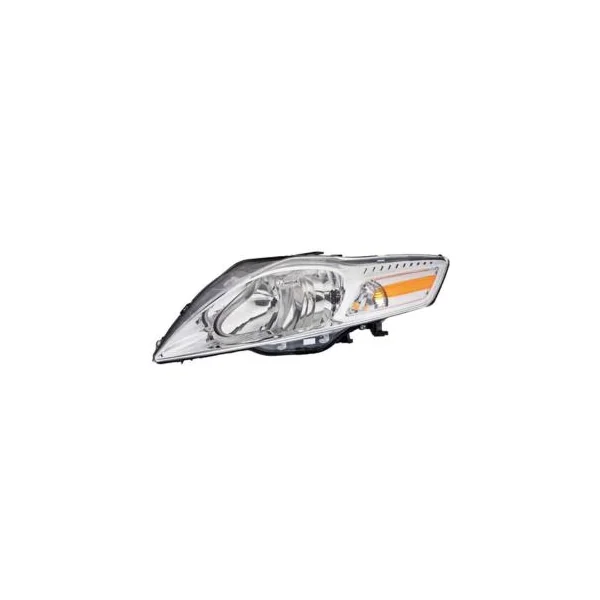 Phare optique avant gauche H7/H1 pour FORD Mondeo III phase 2, 2010-2014, fond chromé, neuf