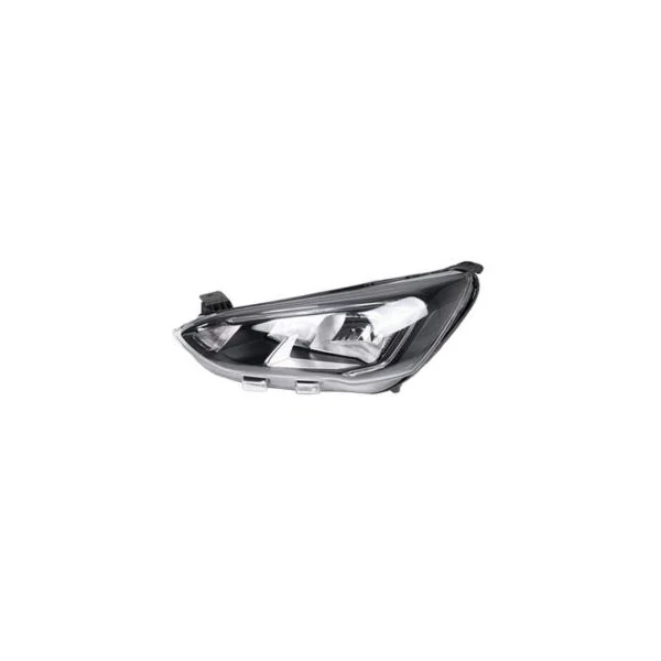Phare optique avant gauche pour FORD FOCUS IV phase 1 2018-2021, H7+H1+PY21W, feu du jour à LED, corps noir, Neuf