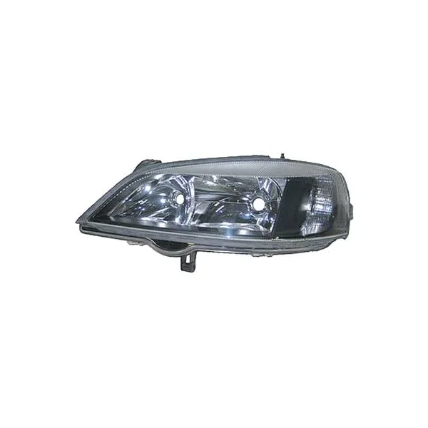 Phare Optique avant gauche pour OPEL ASTRA G 2001-2004, H7+HB3, Corps noir, Neuf