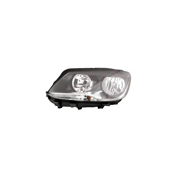 Phare Optique avant gauche pour VOLKSWAGEN CADDY III phase 2, 2010-2015, H7+H15, Neuf