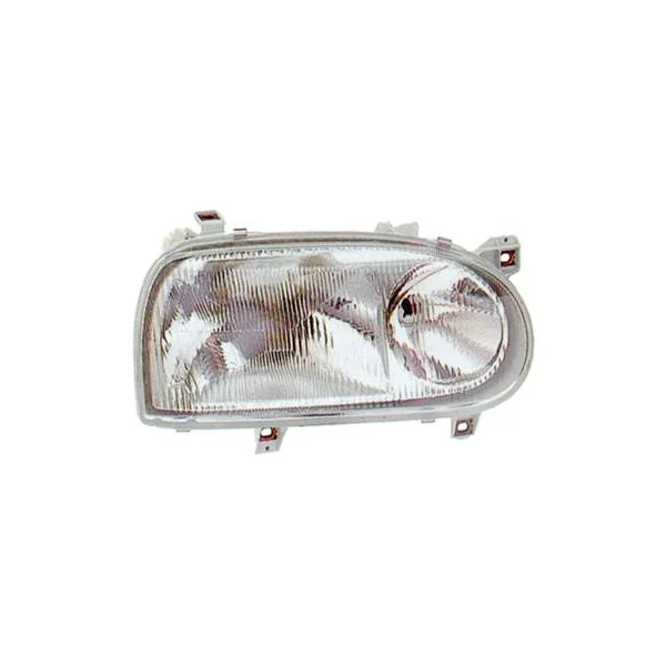 Phare Optique réglable électriquement avant gauche pour VOLKSWAGEN GOLF III 1991-1997, H1+H1, Neuf