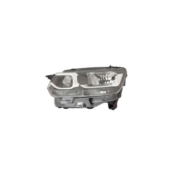 Phare Optique supérieur avant gauche pour CITROËN BERLINGO III ph.1 2018-2024, H7+H1, électrique,