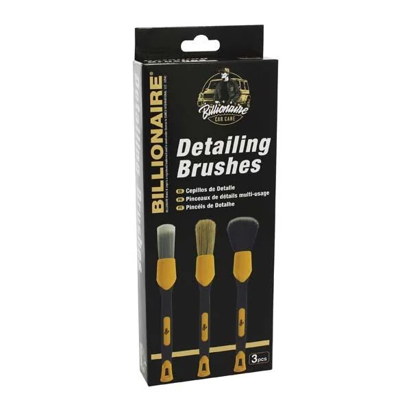 Pinceaux de detail multi-usage 3pcs - BILLIONAIRE