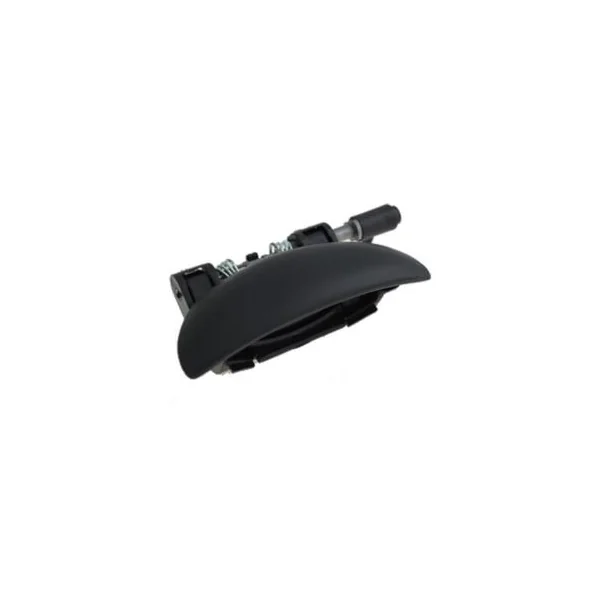 Poignée de porte arrière gauche pour PEUGEOT 206, 1998 à 2009, externe, Noire, Neuve