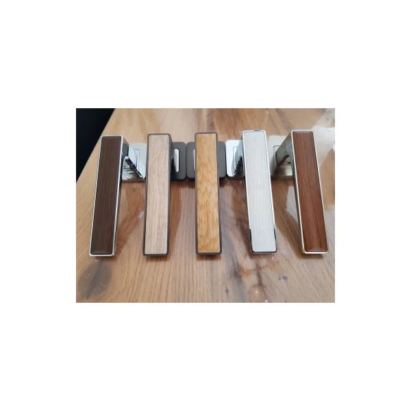 Poignée de porte aspect bois - poignée Déco
