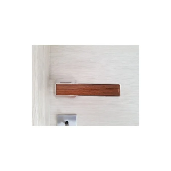 Poignée de porte aspect bois - poignée Déco