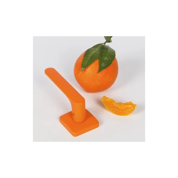 Poignée de porte carrée orange