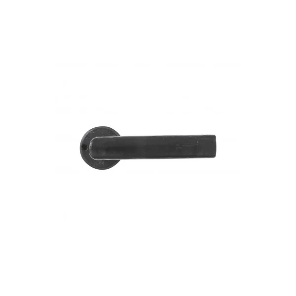 Poignée de porte classique robuste en bronze 1930 ronde