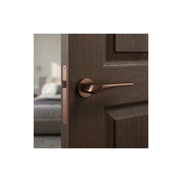 Poignée de porte cuivre DALIA