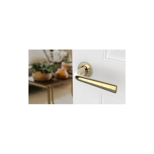 Poignée de porte en zamak solide TULIPA