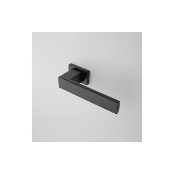 Poignée de porte noire PINA rectangulaire