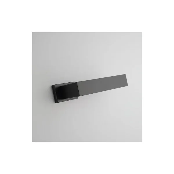 Poignée de porte noire PINA rectangulaire