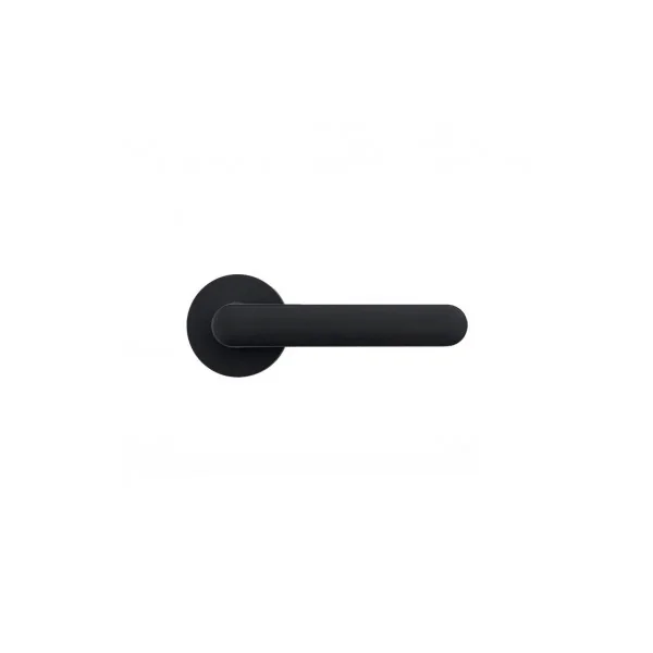Poignée de porte ronde noire