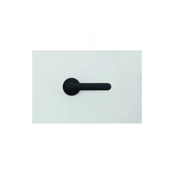 Poignée de porte ronde noire