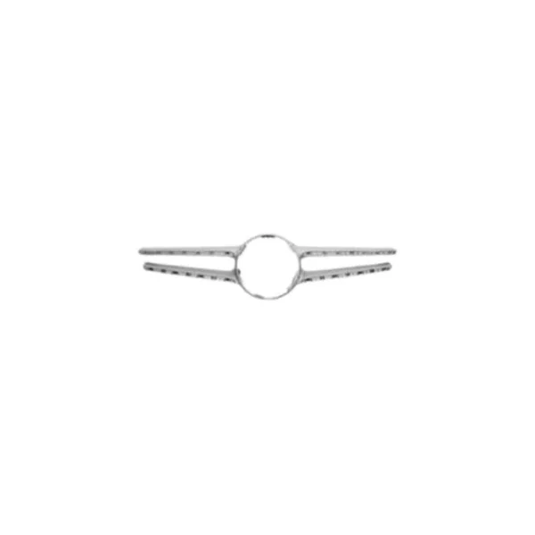 Profil grille de radiateur pour MERCEDES CLASSE E de 2013 à 2016 (W212), plaqué en argent, Mod. AVANTGARDE, Neuve
