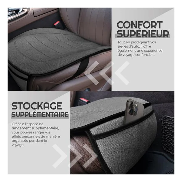 Protection de siège avant Bottom Gris - OTOM