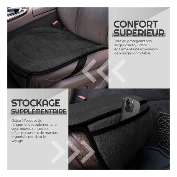 Protection de siège avant Bottom Noir - OTOM
