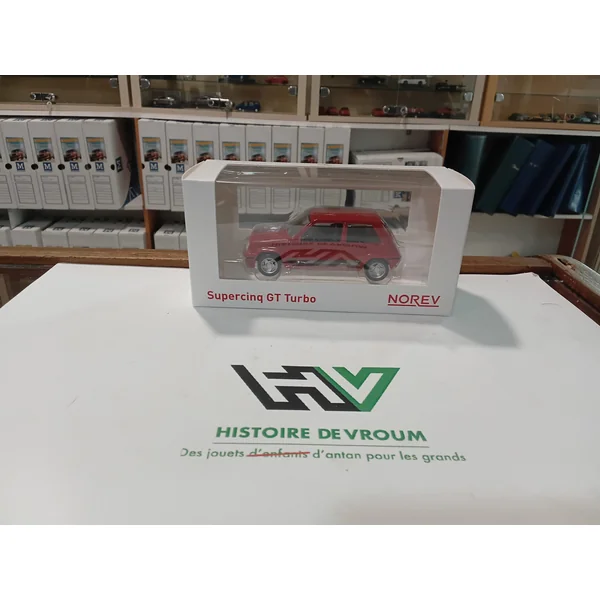 Renault SuperCinq GT Turbo Ph II 1988 Rouge Jet-car 1/43