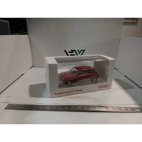 Renault SuperCinq GT Turbo Ph II 1988 Rouge Jet-car 1/43