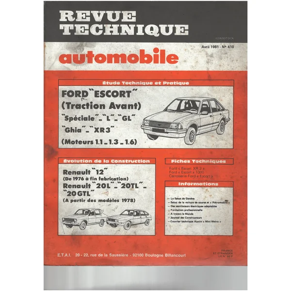 RTA N°410 - Avril 1981