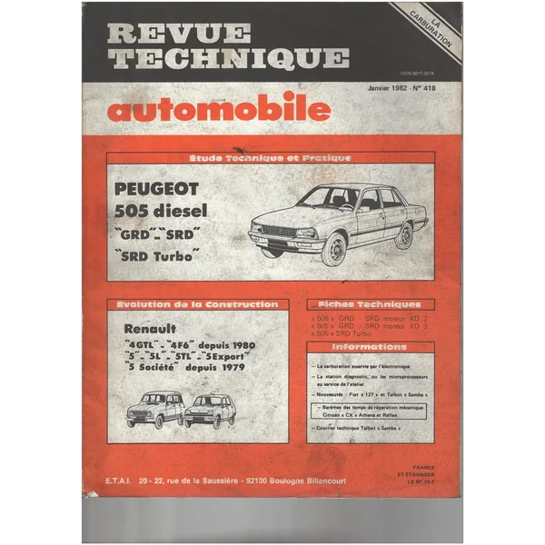 RTA N°418 - Janvier 1982