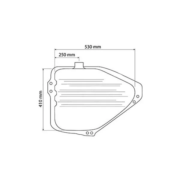 Réservoir de carburant - Fordson et Ford - 5000, 5600, 6600, 7600