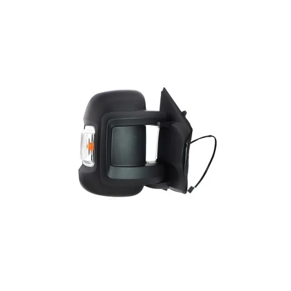Rétroviseur droit électrique pour FIAT DUCATO Camping-car III phase 1, 2006-2014, bras court, rabattable électriquement, dégivrant, feu clignotant orange (16W), Neuf