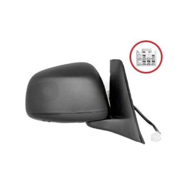 Rétroviseur droit électrique pour FIAT SEDICI depuis 2007, chauffant, connecteur 5 PIN, Mod. jusqu'à 12/2011, Neuf