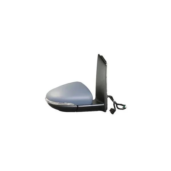 Rétroviseur droit électrique pour VOLKSWAGEN TOURAN I ph.3 2010-2015, dégivrant, clignotant, à peindre