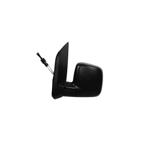 Rétroviseur gauche manuel pour FIAT QUBO, 2008-2016, noir, Neuf