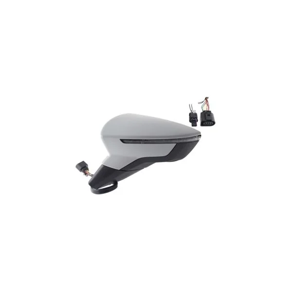 Rétroviseur gauche électrique pour SEAT IBIZA V phase 1 2017-2021, dégivrant, feu clignotant, rabattable électriquement, BLIS, Neuf à peindre