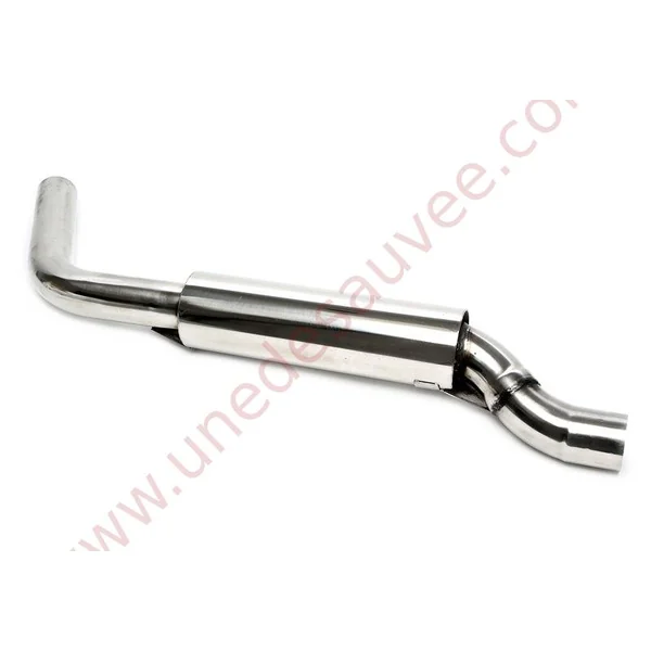 SILENCIEUX INTERMÉDIAIRE SPORT INOX EVOG1A-VSD POUR VW GOLF 1 CABRIOLET TYPE 155 / SCIROCCO 2 TYPE 53B (1984–1993)