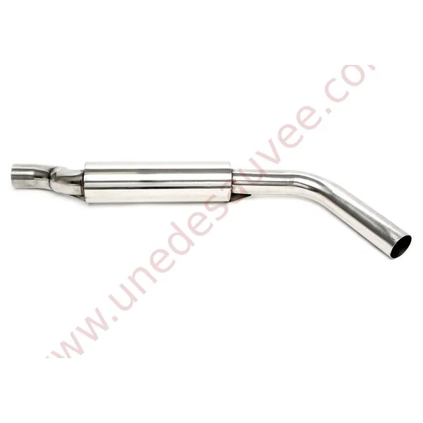 SILENCIEUX INTERMÉDIAIRE SPORT INOX EVOG1A-VSD POUR VW GOLF 1 CABRIOLET TYPE 155 / SCIROCCO 2 TYPE 53B (1984–1993)
