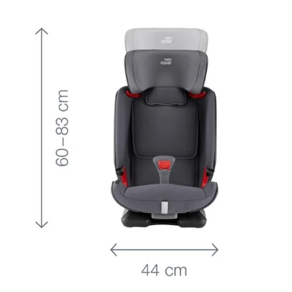 Siège auto évolutif « ADVANSAFIX IV» gris – Groupe 1/2/3- BRITAX