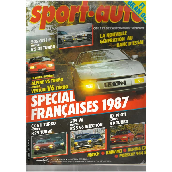 Sport Auto N°299 Décembre 1896