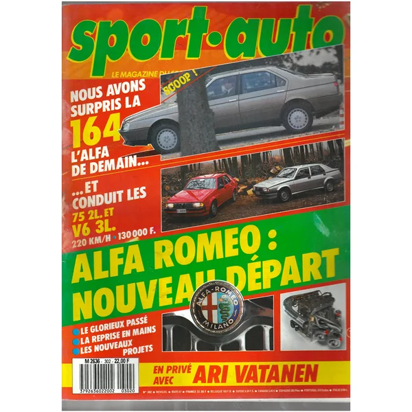 Sport Auto N°302 Mars 1987