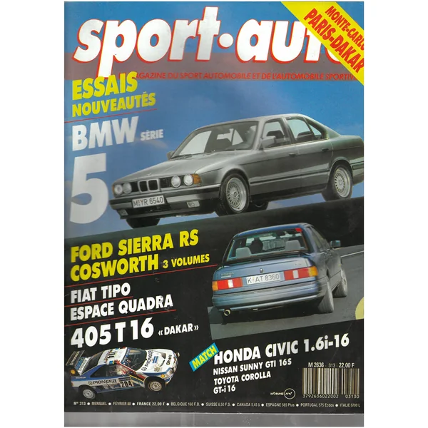 Sport Auto N°313 Février 1988
