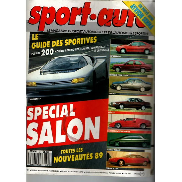 Sport Auto N°321 Octobre 1988