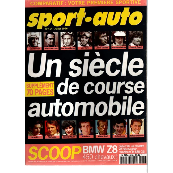Sport Auto N°414 - Juillet 1996