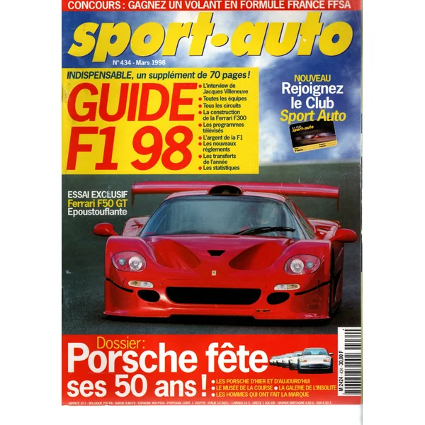 Sport Auto N°434 - Mars 1998