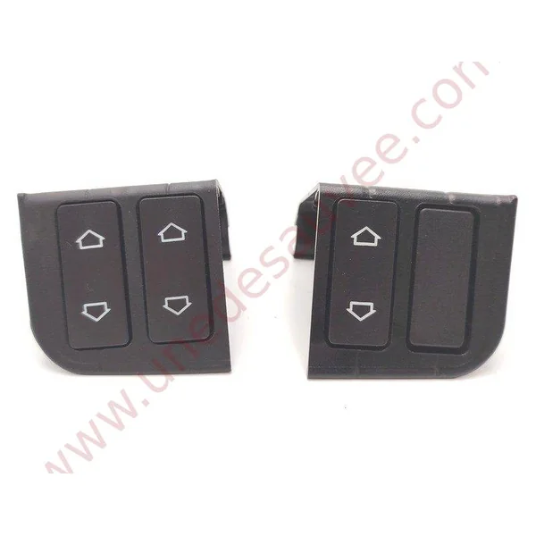 SUPPORT BOUTON + INTERRUPTEUR + CACHE LEVE VITRE NOIR POUR VIDE POCHE PEUGEOT 309 205 GTI CTI RALLYE TD GTI 16 KIT COMPLET