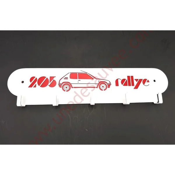 SUPPORT CLES OUTILS GARAGE EN ACIER DECOPE LASER PEUGEOT 205 1.3 RALLYE