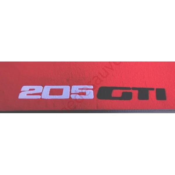 TAPIS SOL REVÊTEMENT MOQUETTE VELOURS AVEC TALONNETTE ET REBORDS TISSU PEUGEOT 205 1.6 1.9 GTI
